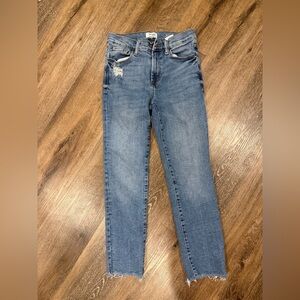 Kensie Light Blue Distressed Skinny Jeans